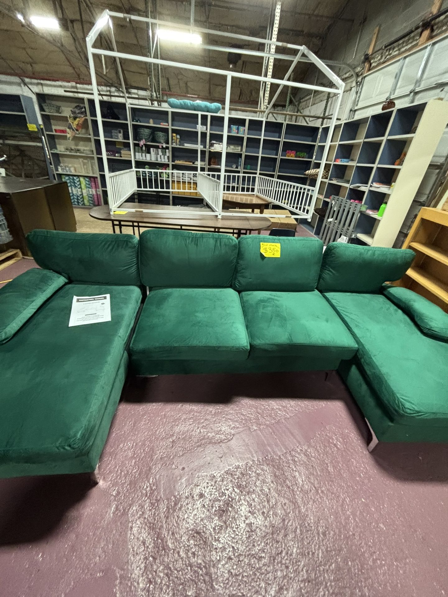 Green Sectional Sofa 