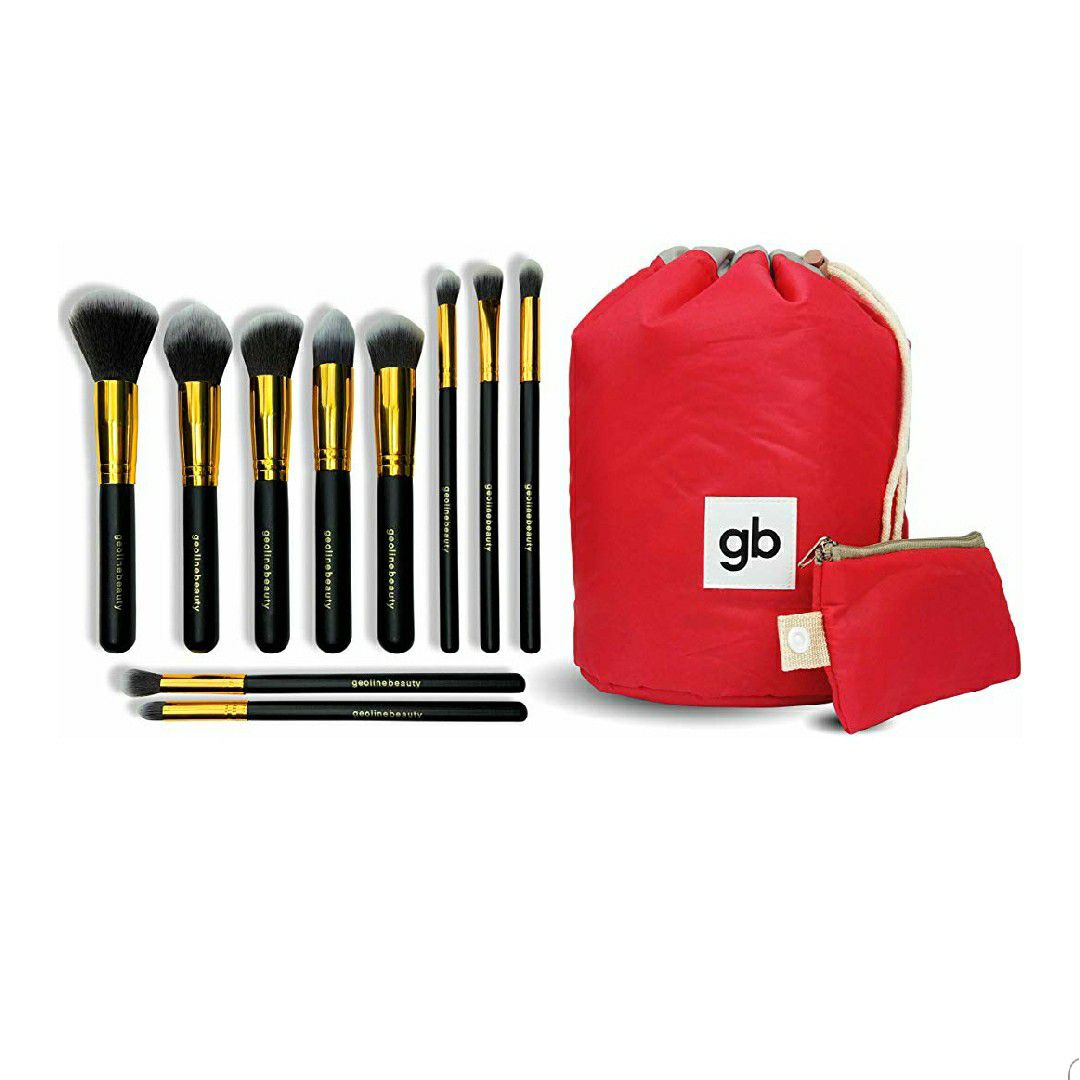 Geoline Beauty 5.0 out of 5 stars  6Reviews GEOLINE BEAUTY Makeup Brush Set & Cosmetic Travel Bag