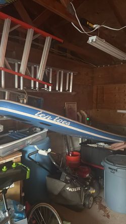 Pair of Ten Toes paddle boards with all the equipment