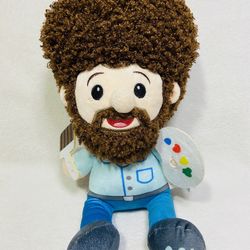 10” Bob Ross Plush Doll Cuddly Artist Soft Toy