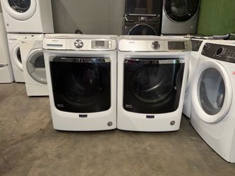 MAYTAG XL CAPACITY WASHER DRYER ELECTRIC SET FREE DELIVERY