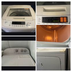 Used washer and dryer