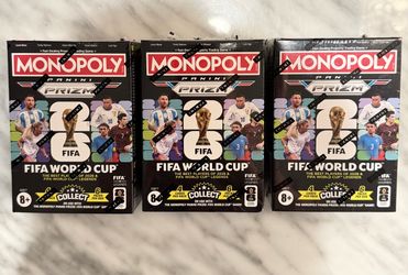 Monopoly Panini Prizm FIFA World Cup 2026 – Lot of 3