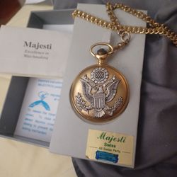 MAJESTRON pocket watch Majesti Swiss all Swiss parts