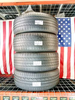 ✅ 4 Used Tires P245/50R20 HANKOOK DYNAPRO HP2 ALL SEASON TOURING 245 50 20