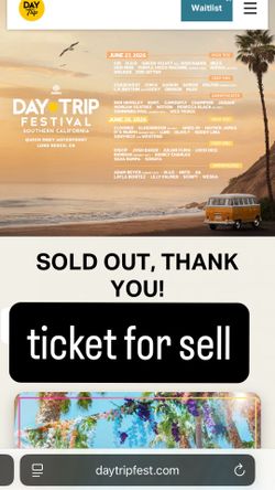 Day trip General tickets
