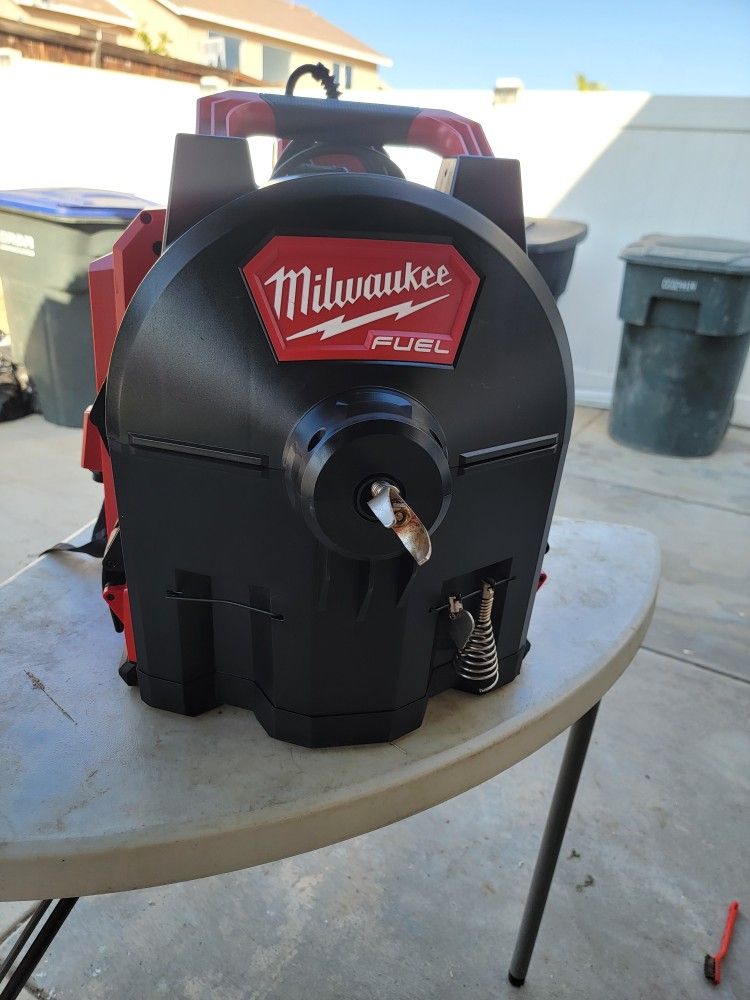 Milwaukee Drain Machine Back Pack TOOL ONLY