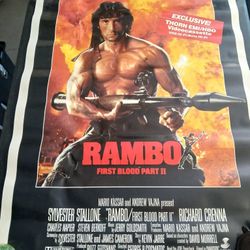 Rambo First Blood Part 2 Original Movie Posters 