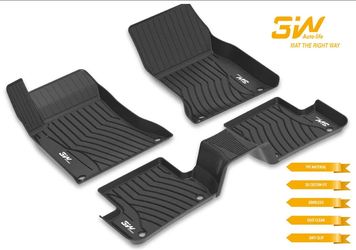 3W Floor Mats TPE for 2020-2023 Mercedes-Benz GLB Protection Car Liners