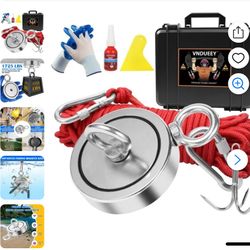 VNDEEY Magnet Fishing Kit 1200lbs