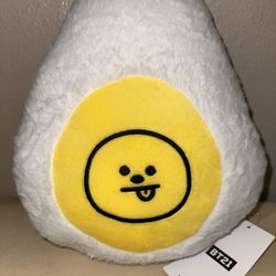 NWT BT21 BTS Line Friends Double-sided MANG & CHIMMY Egg Plush