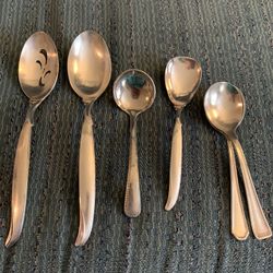 Silver Plated  Spoons Antique 