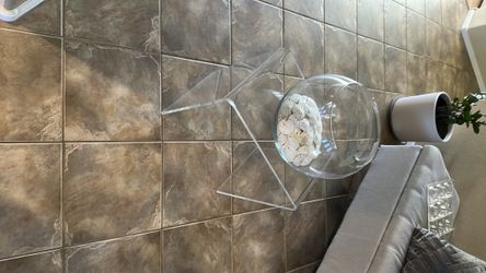 Acrylic side table