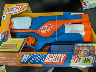 Brand new Nerf N Series Agility Blaster, 12 N1 Darts Compatible Only N Series Blasters