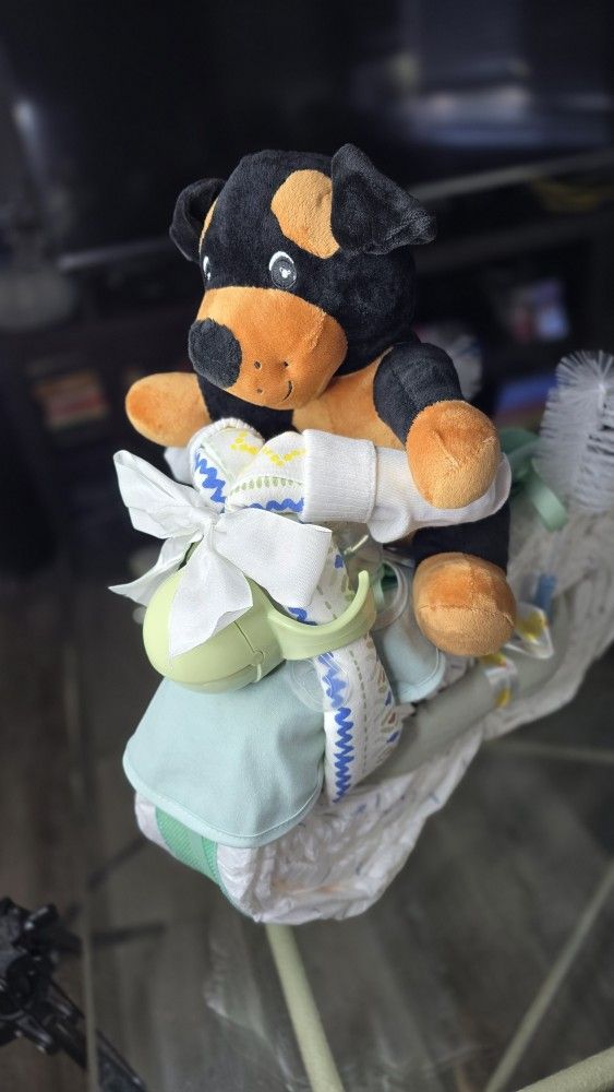 Motorcycle Diaper Cake - Great Babyshower Gift