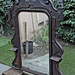 Antique Dresser-Top Swivel Mirror