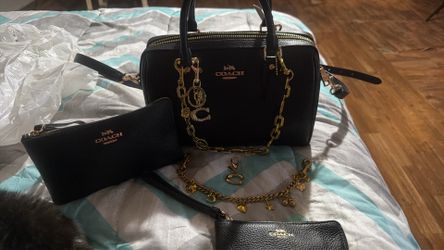 Real coach Rowan satchel bag, medium