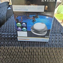 Dual Magnetic LED Pool Lights - Lights Inside & Out