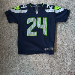 Marshawn Lynch Seahawks Jersey Size: Youth Medium 