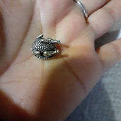 Sterling Silver Chicken Pendant