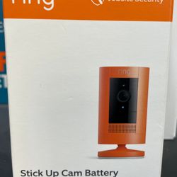 New in Box- Ring Stick Up Camera -  battery version -indoor/outdoor
