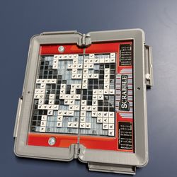 Travel scrabble Portable Gameplay: Offers full Scrabble gameplay within a convenient and sleek portable case, ideal for travel. Pause Functionality: A