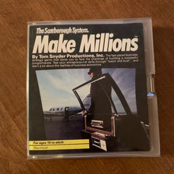 Vintage MAKE MILLIONS SOFTWARE Game For Mac’s By Scarborough 