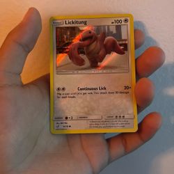 Lickitung From Detective Pikachu Movie Rare Card
