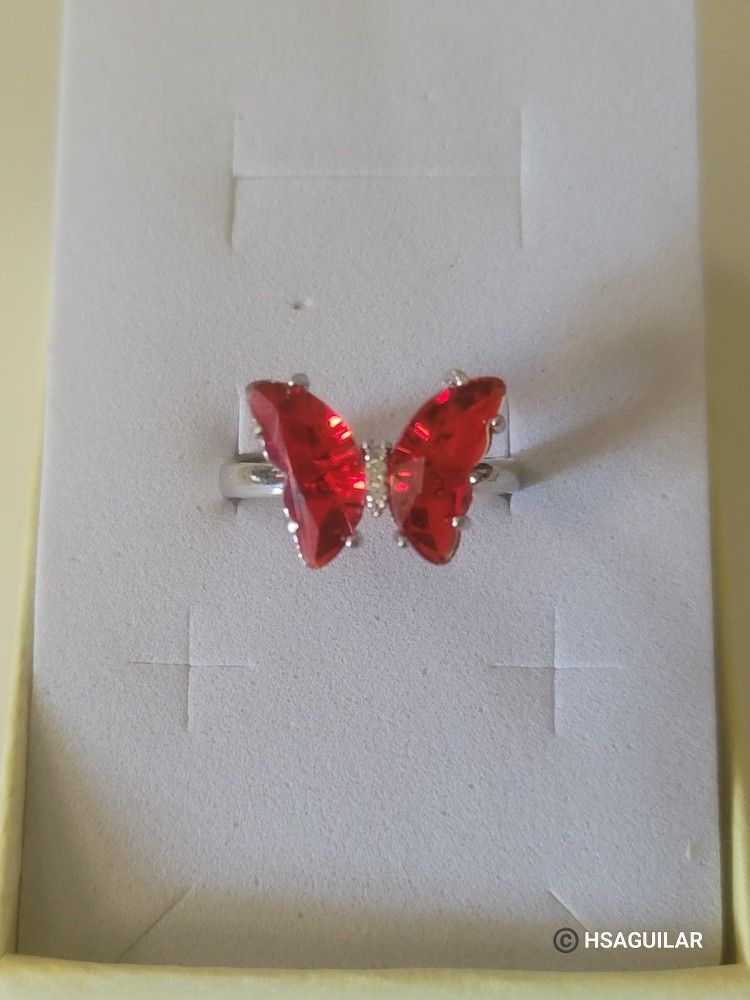 Size 7 CZ STERLING SILVER