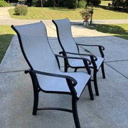 Tropitone High Back Sling Chairs
