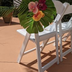 Tropical Chair Corsages