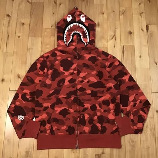 Red Bape Camo Hoodie