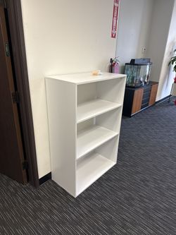 White 3-Tier Storage Shelf – Durable & Versatile Organizer  Height 47.25 inch Length 31.5 Width15.75 