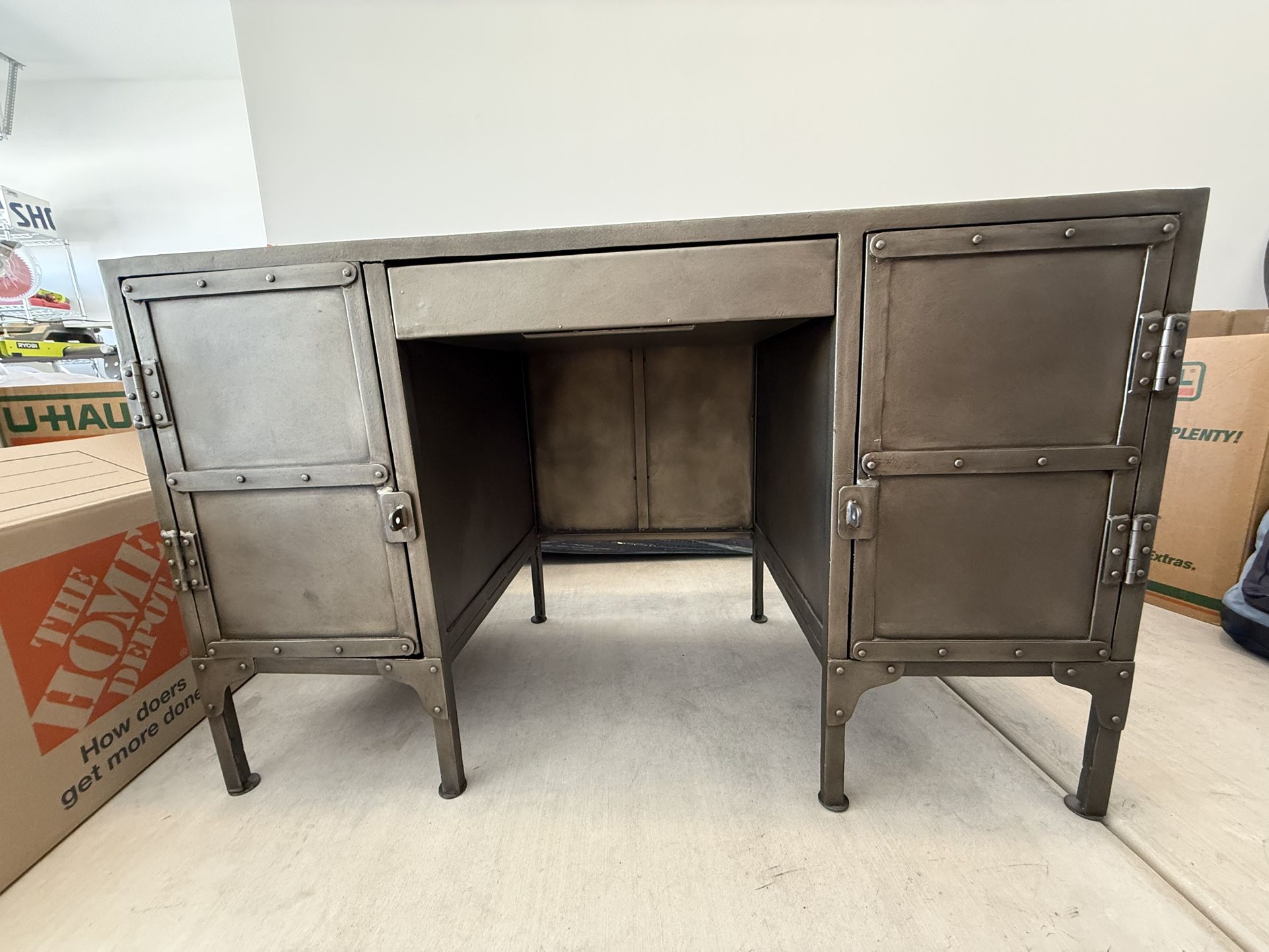 Restoration Hardware Industrial Tool Chest Desk – 48”