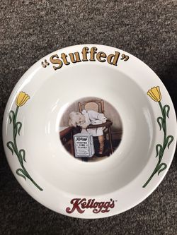 Commemorative 90 years Kellogg’s Stoneware bowls ( never used $