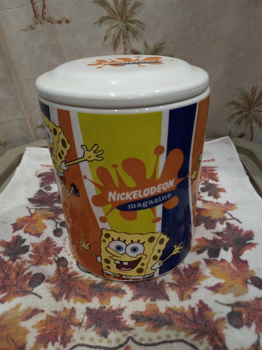 Cookie Jar-Sponge Bob-Open Box 