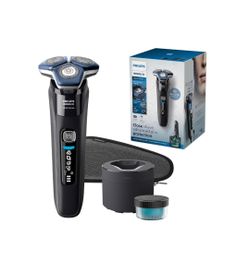 Philips Norelco Shaver 7600, Rechargeable Wet & Dry Electric Shaver with SenseIQ Technology, Quick Clean Pod, Travel Case & Pop-up Trimmer, S7886/84