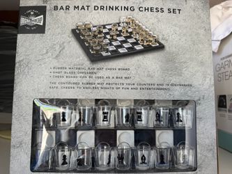 Bar Mat Drinking Chess Set