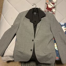 Boys/Men: Calvin Klein Suite Jacket & Black Dress Shirt