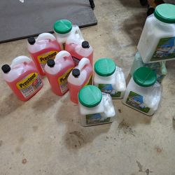 Road salt And Windshield Fluid 