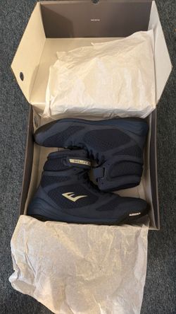 Everlast, Elite 2 Boxing Shoes, Navy Blue, Size 13
