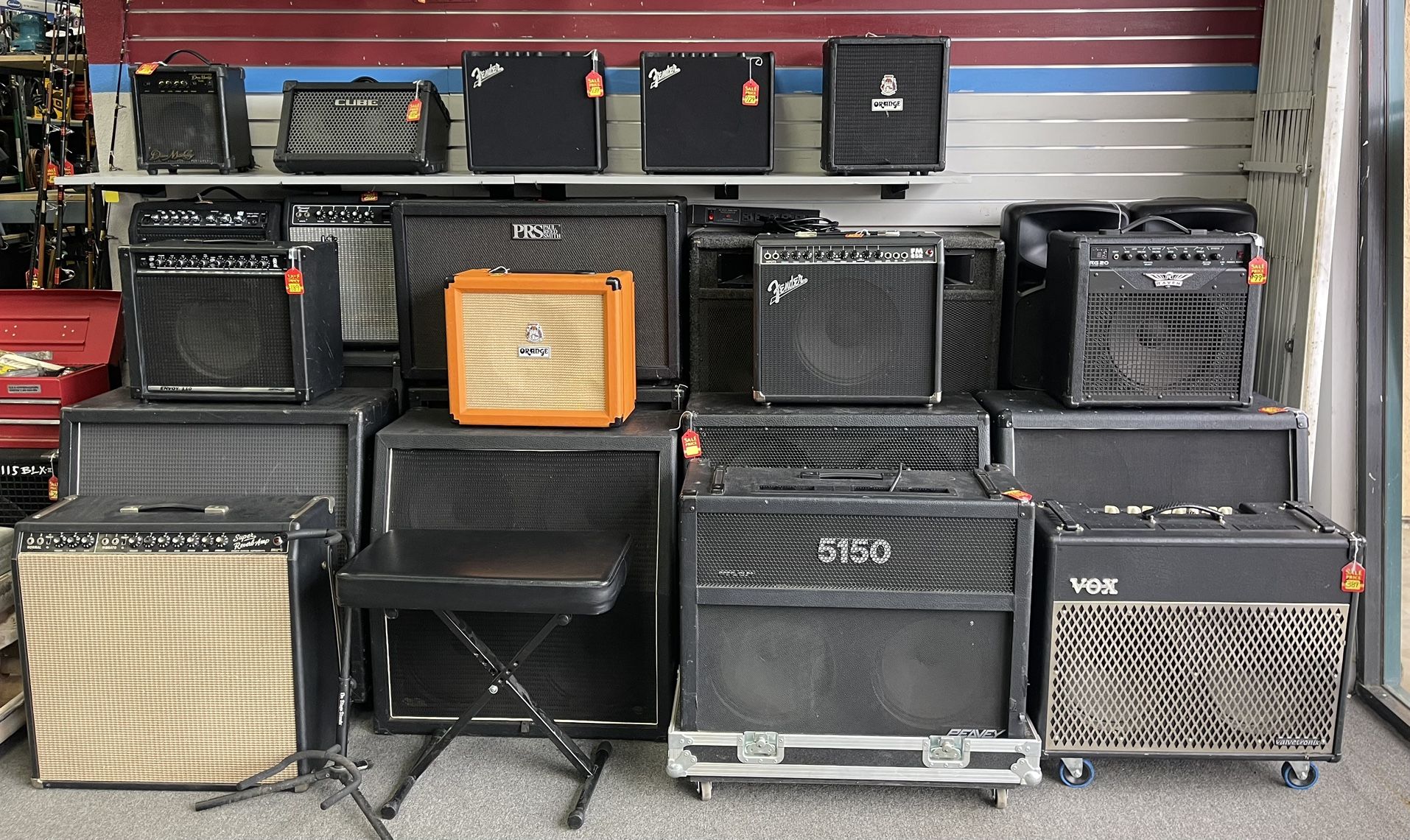 Guitar Amps Fender Fox Marshall Line 6 Orange