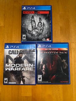 PS4 Games 3 different ones.