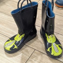 Kids Aliens Rainy Boots Size 9