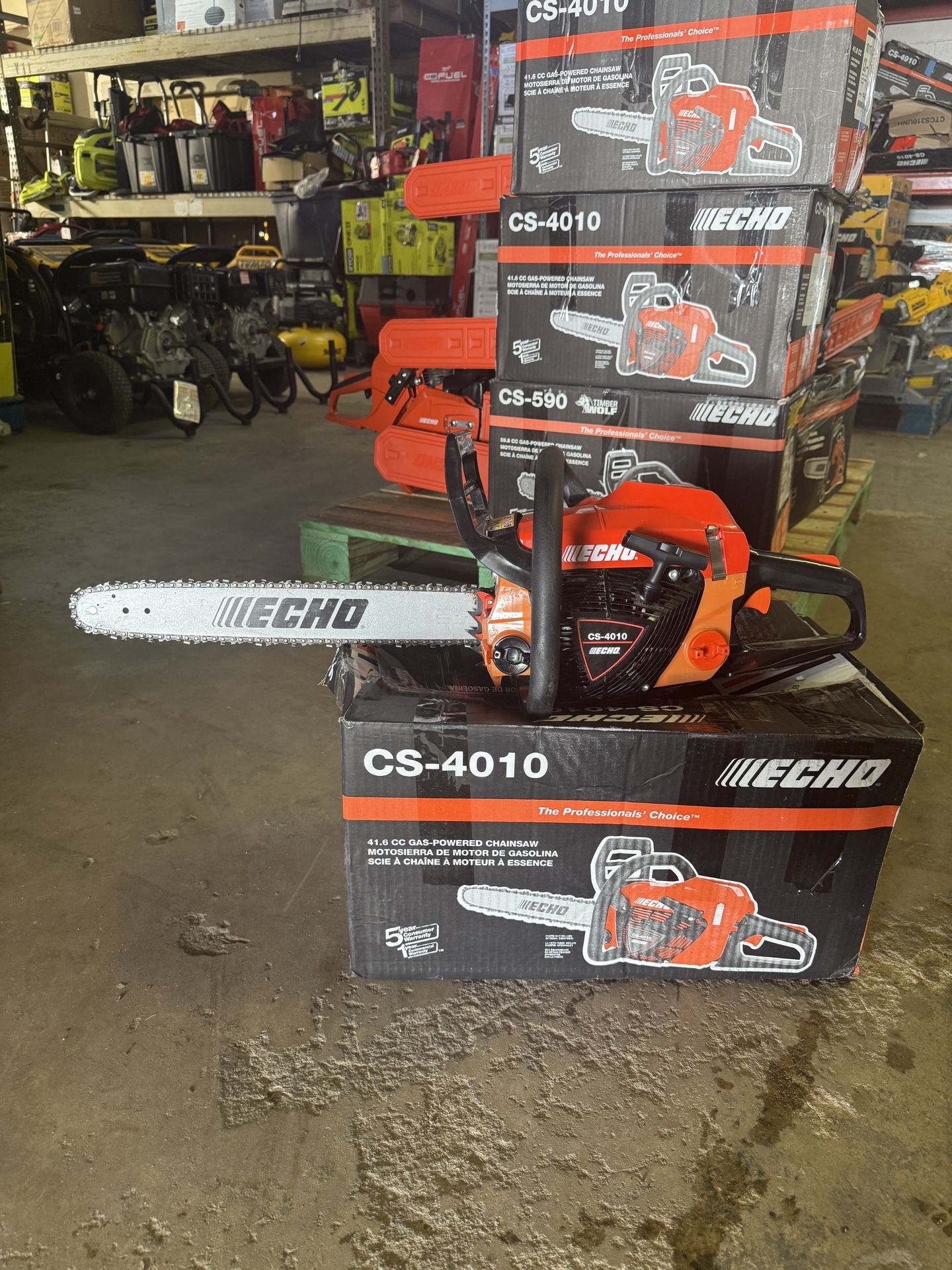 ECHO 18 in 41.6 cc Gas Rear Handle Chainsaw 