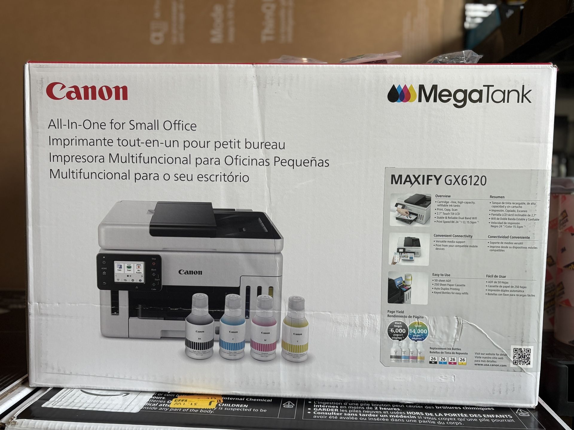 Canon Megatank Maxify Gx6120 Printer