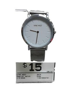 Nine West 3atm Silver Regular Watch