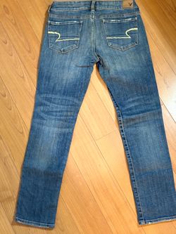 American Eagle Skinny Stretch Jeans Size 4 Short Medium Wash Denim 4S