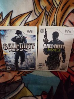 Call of Duty MW3 and World at War for Nintendo Wii