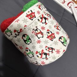 Christmas item washcloths red & Green